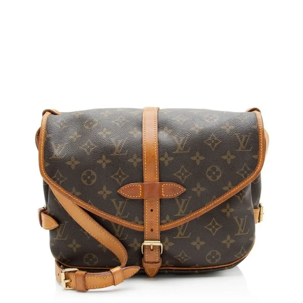 Louis Vuitton Vintage Monogram Canvas Saumur 30 Messenger